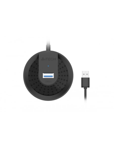 RY-HUB-30-BK,Hub USB Gembird HUB-30, 4x USB 3.0, 1x MicroUSB, Negru