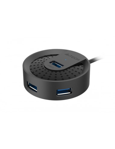 RY-HUB-30-BK,Hub USB Gembird HUB-30, 4x USB 3.0, 1x MicroUSB, Negru