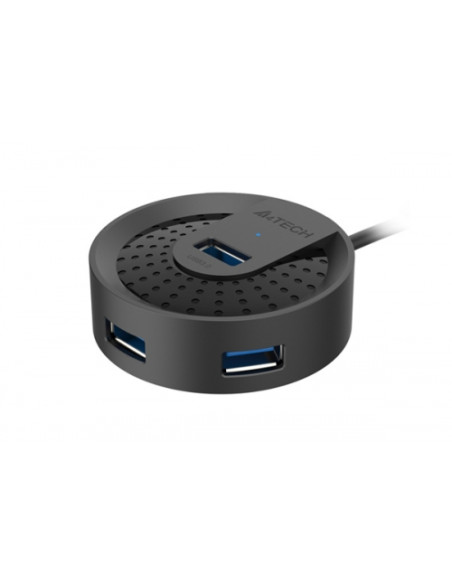 RY-HUB-30-BK,Hub USB Gembird HUB-30, 4x USB 3.0, 1x MicroUSB, Negru
