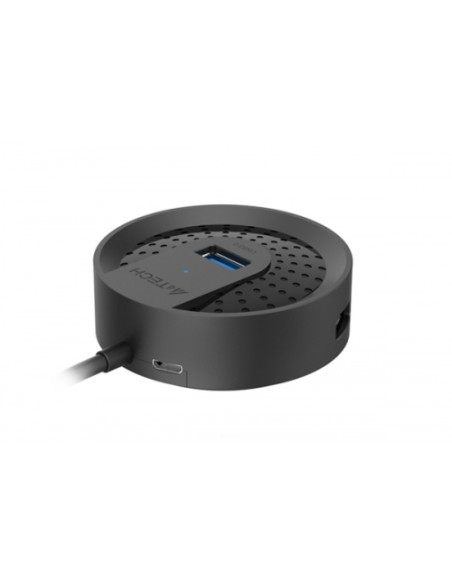 RY-HUB-30-BK,Hub USB Gembird HUB-30, 4x USB 3.0, 1x MicroUSB, Negru