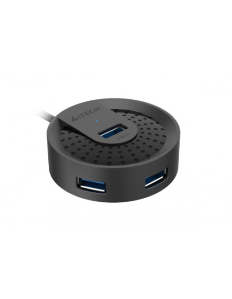 RY-HUB-30-BK,Hub USB Gembird HUB-30, 4x USB 3.0, 1x MicroUSB, Negru