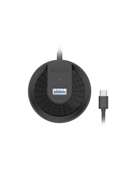 RY-HUB-30C-BK,Hub USB Gembird HUB-30C, 4x USB 3.0, 1x MicroUSB, Negru