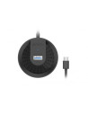 RY-HUB-30C-BK,Hub USB Gembird HUB-30C, 4x USB 3.0, 1x MicroUSB, Negru