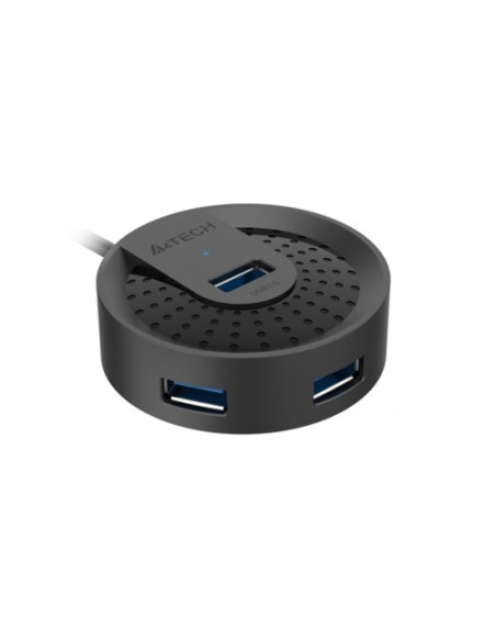 RY-HUB-30C-BK,Hub USB Gembird HUB-30C, 4x USB 3.0, 1x MicroUSB, Negru