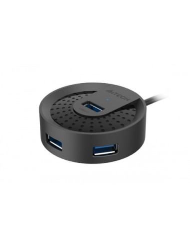 RY-HUB-30C-BK,Hub USB Gembird HUB-30C, 4x USB 3.0, 1x MicroUSB, Negru