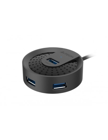 RY-HUB-30C-BK,Hub USB Gembird HUB-30C, 4x USB 3.0, 1x MicroUSB, Negru