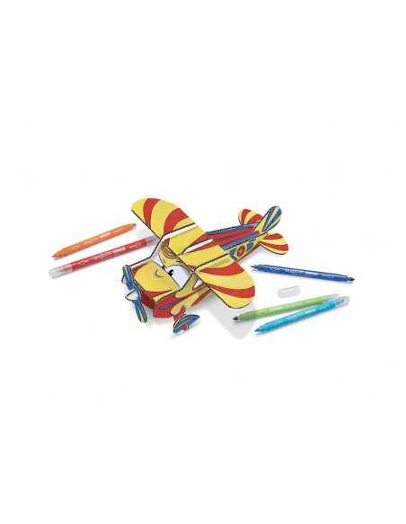 Set creativ Create & Color Carioca Jet Junior 3D,SKR125
