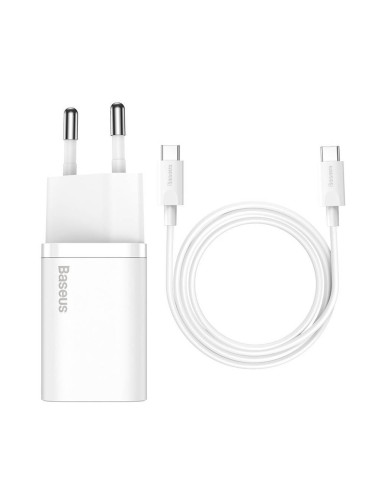 TZCCSUP-L02,INCARCATOR retea Baseus Super Si, Quick Charge 25W, 1 x USB Type-C 5V/3A max, include cablu USB Type-C la USB Type-C