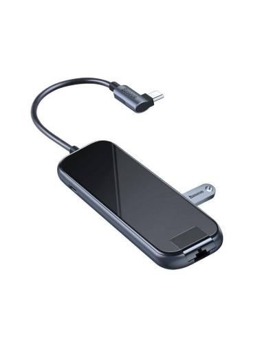 CAHUB-DZ0G,DOCKING Station Baseus, conectare PC USB Type-C, USB 3.0 x 3 |USB Type C x 1 PD 20V 3A (Max.) | HDMI x 1/4K/30Hz, 1 x