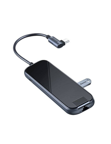 CAHUB-DZ0G,DOCKING Station Baseus, conectare PC USB Type-C, USB 3.0 x 3 |USB Type C x 1 PD 20V 3A (Max.) | HDMI x 1/4K/30Hz, 1 x