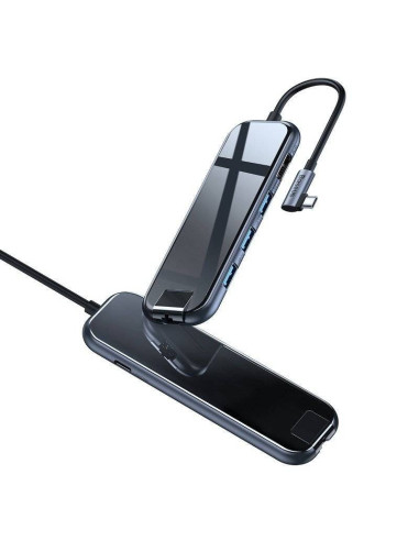 CAHUB-DZ0G,DOCKING Station Baseus, conectare PC USB Type-C, USB 3.0 x 3 |USB Type C x 1 PD 20V 3A (Max.) | HDMI x 1/4K/30Hz, 1 x