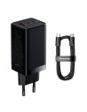 CCGP050101,INCARCATOR RETEA Baseus GaN3 Pro, Quick Charge 65W, 2 x USB Type-C Output 5V/3A, 1 x USB Output 5V/3A, include cablu