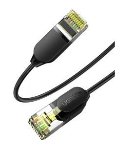 RY-80417,PATCH CORD S/FTP Ugreen Cat7, "NW149" fire din cupru, viteza maxima 10 Gbps, round fine cable, 2m, negru "80417" (timbr