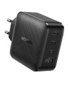 70774,INCARCATOR retea Ugreen, "CD104" Quick Charge 3.0 65W, 3 x USB Type-C 5V/3A, 1 x USB 5V/3A, negru "70774" (timbru verde 0.