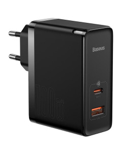 CCGP090201,INCARCATOR retea Baseus GaN5 Pro, Quick Charge 100W, 1 x USB, 1 x USB Type-C, include cablu USB Type-C la USB Type-C  2