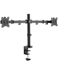 BP0098,Suport5 de birou LOGILINK, pt 2 TV/monitor plat, diag. max 32 inch, rotatie, inclinare, pivotare, max 8 kg, "BP0098"