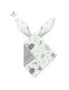 BN-6426972007207,MimiNu - Jucarie textila senzoriala, Moale, Cu doua fete, 30 x 30 cm, Din tesatura Minky si bumbac, Materiale c