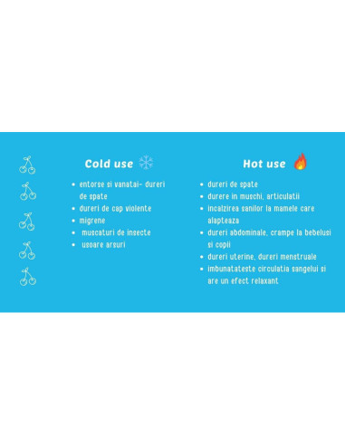 BN-QM_BOC0205,Qmini - Pernuta anticolici umpluta cu samburi de cirese, Cu husa din bumbac, Diametru 14 cm, Rainbow