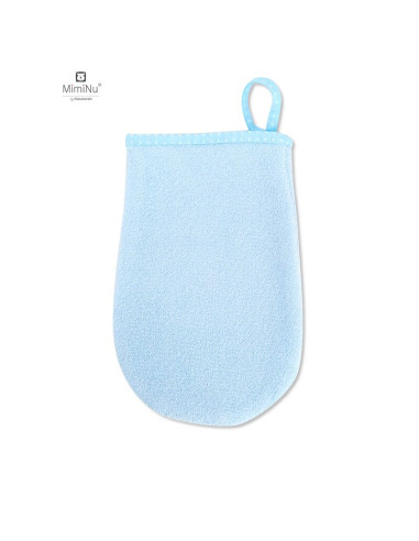 BN-6426972009683,MimiNu - Manusa de baie bebelusi, 12x21 cm, Material certificat Oeko Tex Standard 100, Blue