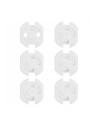 BN-BL006_set,Bocioland - Set 6 protectii cu adeziv pentru prize, Alb