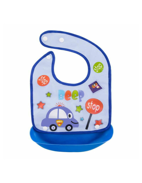 BN-BOC0567,Bocioland - Baveta impermeabila cu buzunar detasabil, Dimensiune 21x21 cm, Car