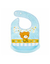 BN-BOC0563,Bocioland - Baveta impermeabila cu buzunar detasabil, Dimensiune 21x21 cm, Bear