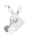 BN-6426972020220,MimiNu - Jucarie textila senzoriala, Moale, Cu doua fete, 30 x 30 cm, Din tesatura minky si bumbac, Materiale c