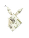 BN-6426972020282,MimiNu - Jucarie textila senzoriala, Moale, Cu doua fete, 30 x 30 cm, Din tesatura minky si bumbac, Materiale c
