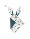 BN-6426972020299,MimiNu - Jucarie textila senzoriala, Moale, Cu doua fete, 30 x 30 cm, Din tesatura minky si bumbac, Materiale c