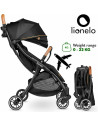 BN-LO-JULIE_ONE_DREAMIN,Lionelo - Carucior sport Julie One, Editie limitata Dreamin', De la nastere, Greutate redusa, Cu accesor