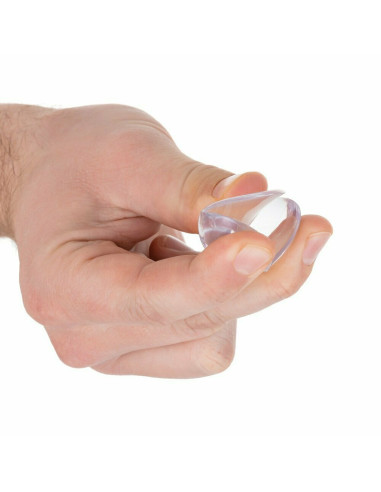 BN-242203,Feedo - Set protectii pentru colturi ascutite, Usor de instalat, 3.6 x 3.6 x 2.7 cm, 4 bucati, Transparent