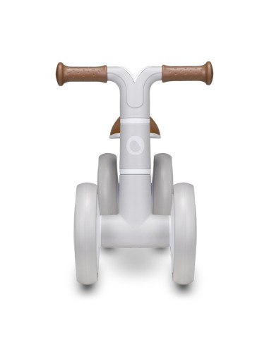 BN-LOE-VILLY_ BEIGE_LATTE,Lionelo - Bicicleta fara pedale Villy, Cu 4 roti, Din spuma EVA si TPR, Stabila, Manere moi, antiderap