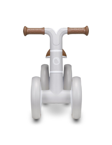 BN-LOE-VILLY_ BEIGE_LATTE,Lionelo - Bicicleta fara pedale Villy, Cu 4 roti, Din spuma EVA si TPR, Stabila, Manere moi, antiderap