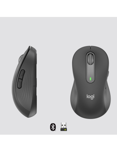 LOGITECH Signature M650 L Wireless Mouse - GRAPHITE - BT - EMEA - M650 L LEFT, "910-006239" LOGITECH Signature M650 L Wireless Mouse - GRAPHITE - BT - EMEA - M650 L LEFT, "910-006239"