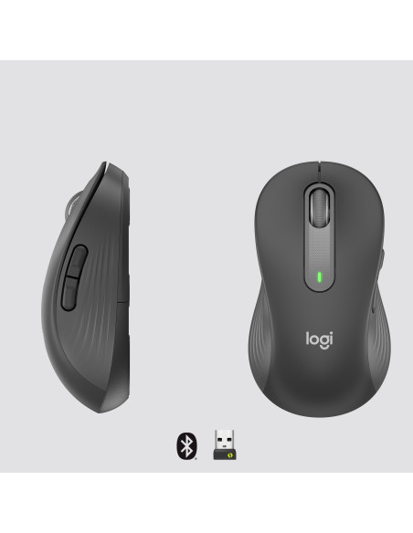 LOGITECH Signature M650 L Wireless Mouse - GRAPHITE - BT - EMEA - M650 L LEFT, "910-006239" LOGITECH Signature M650 L Wireless Mouse - GRAPHITE - BT - EMEA - M650 L LEFT, "910-006239"