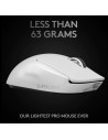 LOGITECH PRO X SUPERLIGHT Wireless Gaming Mouse - WHITE -