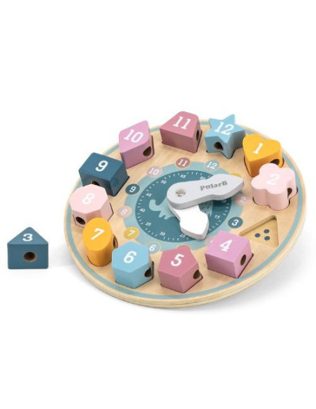 NC44053,Ceas educativ cu forme geometrice PolarB