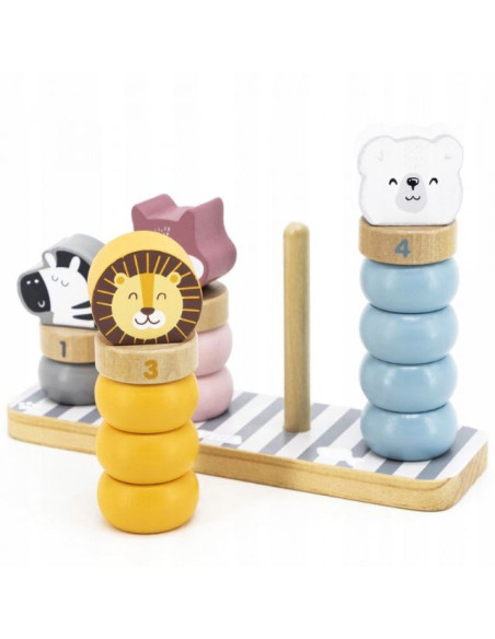 NC44022,Joc de stivuire Numaratoarea Animalutelor PolarB