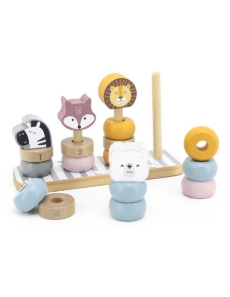 NC44022,Joc de stivuire Numaratoarea Animalutelor PolarB