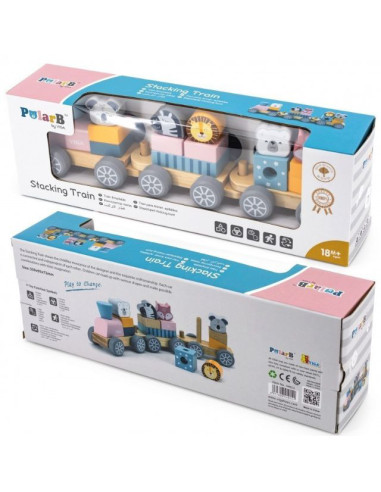 NC44015,Joc de stivuire Trenulet PolarB