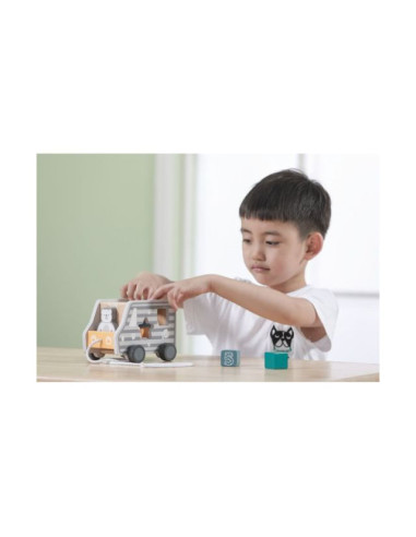 NC44041,Jucarie de tras sortator forme geometrice Camion PolarB