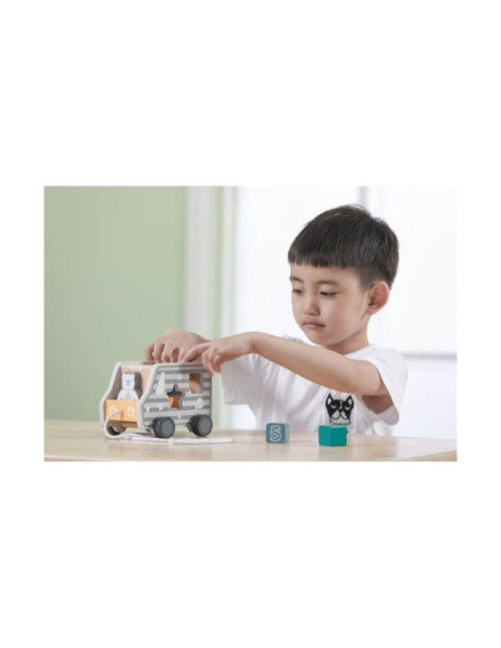 NC44041,Jucarie de tras sortator forme geometrice Camion PolarB