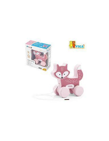 NC44002,Jucarie de tras Vulpita PolarB