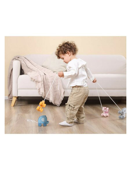 NC44002,Jucarie de tras Vulpita PolarB