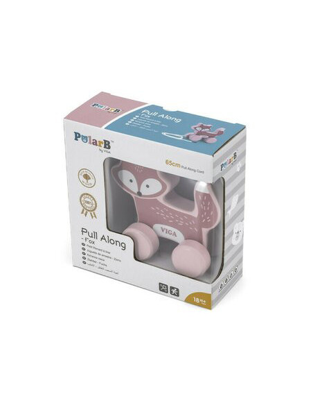 NC44002,Jucarie de tras Vulpita PolarB