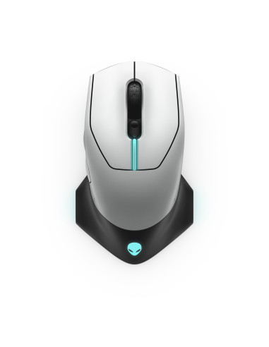 Mouse Dell Alienware Gaming AW610M, wireless, Lunar Light