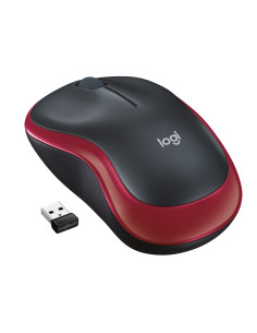 Mouse Logitech M185, USB, Rosu