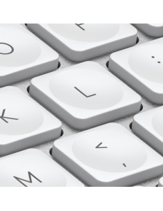 LOGITECH MX Keys Mini Minimalist Wireless Illuminated Keyboard - PALE GREY - US INTL - 2.4GHZ BT - INTNL, "920-010499" (include 2