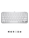 LOGITECH MX Keys Mini Minimalist Wireless Illuminated Keyboard - PALE GREY - US INTL - 2.4GHZ BT - INTNL, "920-010499" (include