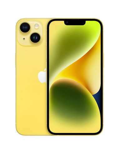 MR3X3__/A,Telefon mobil Apple iPhone 14, 6.1 inch, 6GB RAM, 128GB, Galben